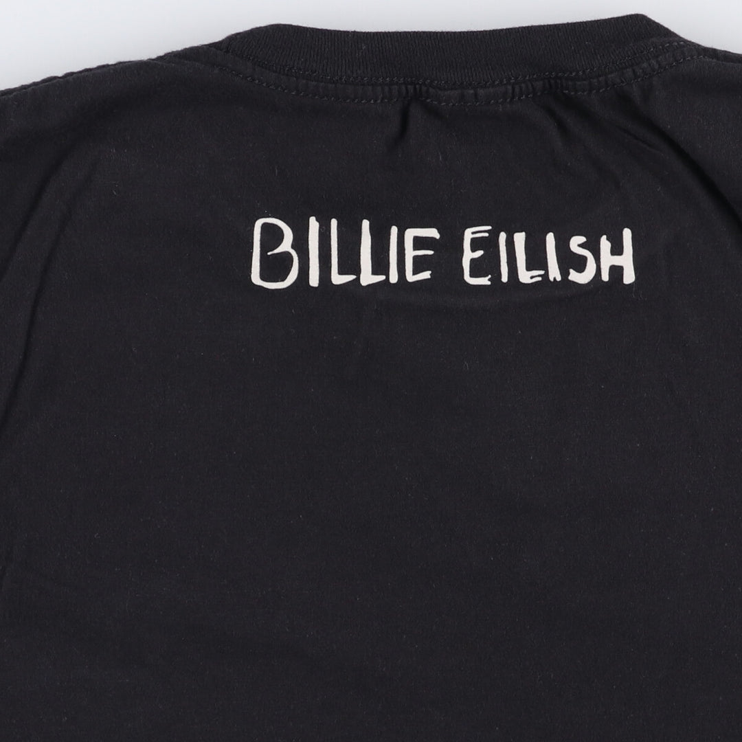 BILLIE EILISH Billie Eilish Band T-Shirt, Women's Size XS cotton black type Vintage Second Hand