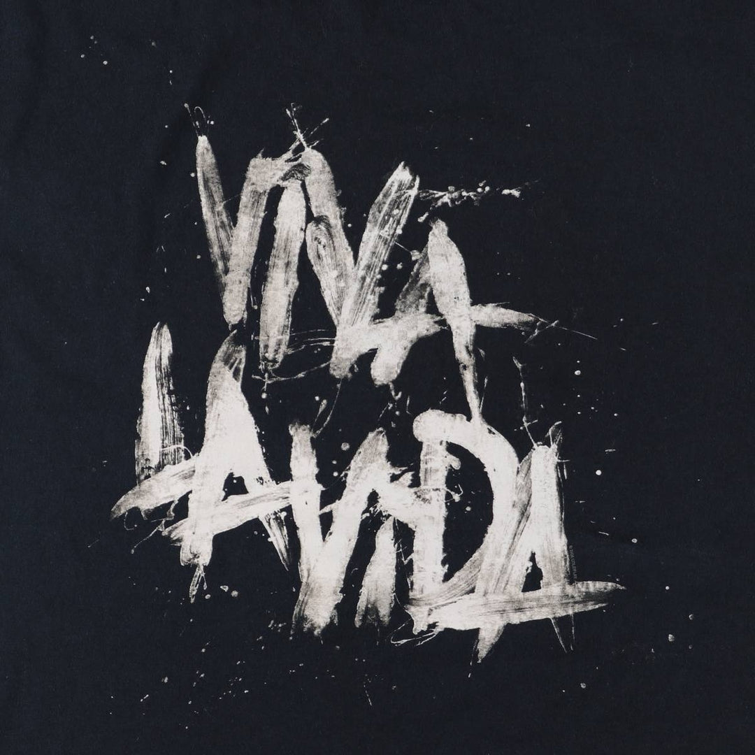 COLDPLAY Band T-Shirt, Men's Size Medium unclear black type Vintage Second Hand