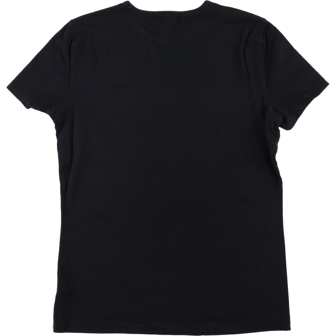Ralph Lauren LAUREN fish print short sleeve T-shirt, women's size XS cotton black type Vintage Second Hand