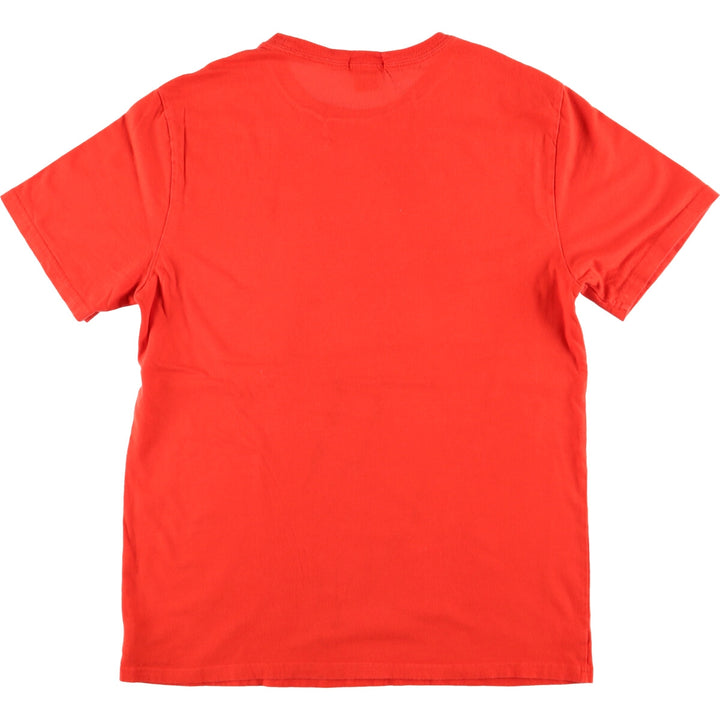 Ralph Lauren POLO by Ralph Lauren Short Sleeve One-Point Logo T-Shirt, Women's, Size XL cotton red type Vintage Second Hand