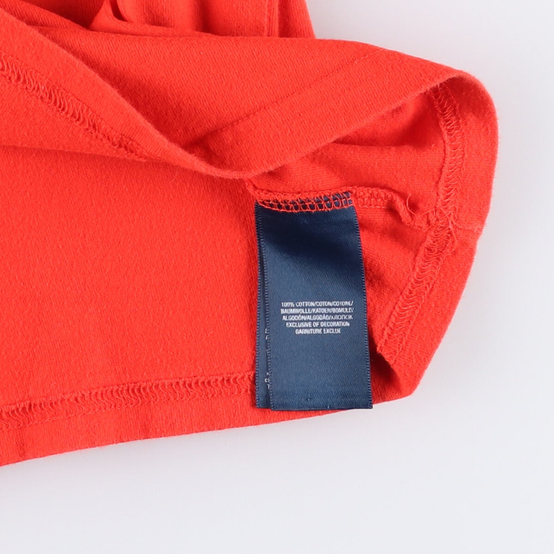 Ralph Lauren POLO by Ralph Lauren Short Sleeve One-Point Logo T-Shirt, Women's, Size XL cotton red type Vintage Second Hand