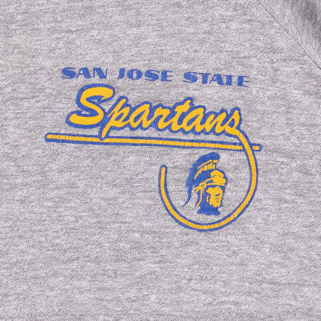 Vintage 1980'S Champion Tricot Tag College V-Neck Ringer T-Shirt, Made in USA, Women's Size L polyester gray type Vintage Second Hand