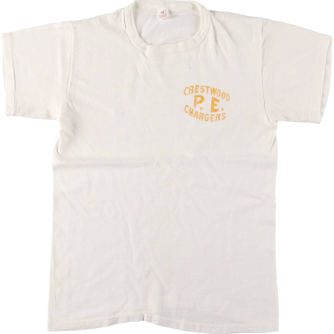 Vintage printed T-shirt, Made in USA, Women's Size Medium cotton white type Vintage Second Hand