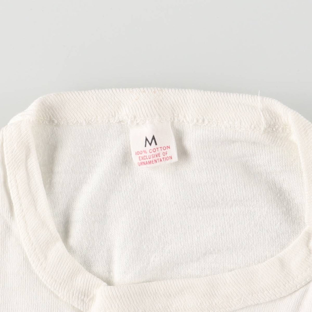 Vintage printed T-shirt, Made in USA, Women's Size Medium cotton white type Vintage Second Hand