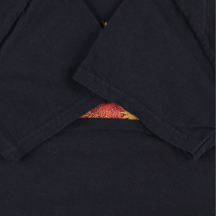 Gildan Vincent Van Gogh Sunflower Floral Art T-Shirt, Men's Size Small cotton black type Vintage Second Hand