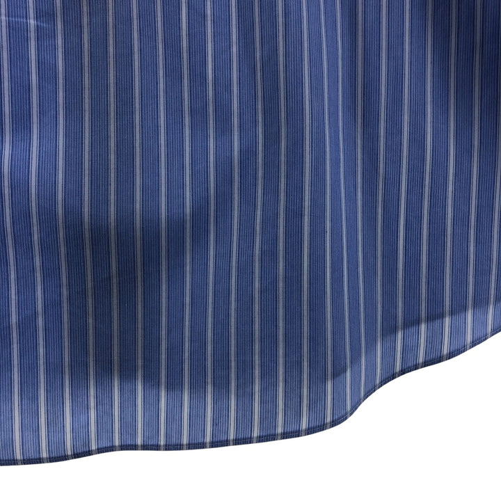 Brooks Brothers Est.1818 Long Sleeve Button-Down Striped Shirt, Men's XL cotton blue type Vintage Second Hand