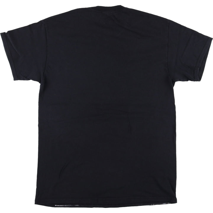 BILLIEEILISH Billie Eilish Band T-shirt Band T Men's M size cotton black type Vintage Second Hand
