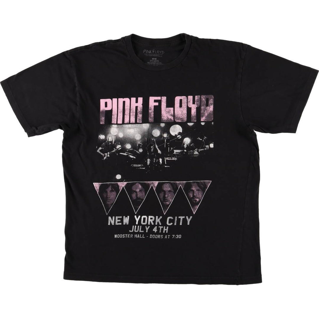PINK FLOYD Pink Floyd Band T-shirt Band T Men's M size cotton black type Vintage Second Hand