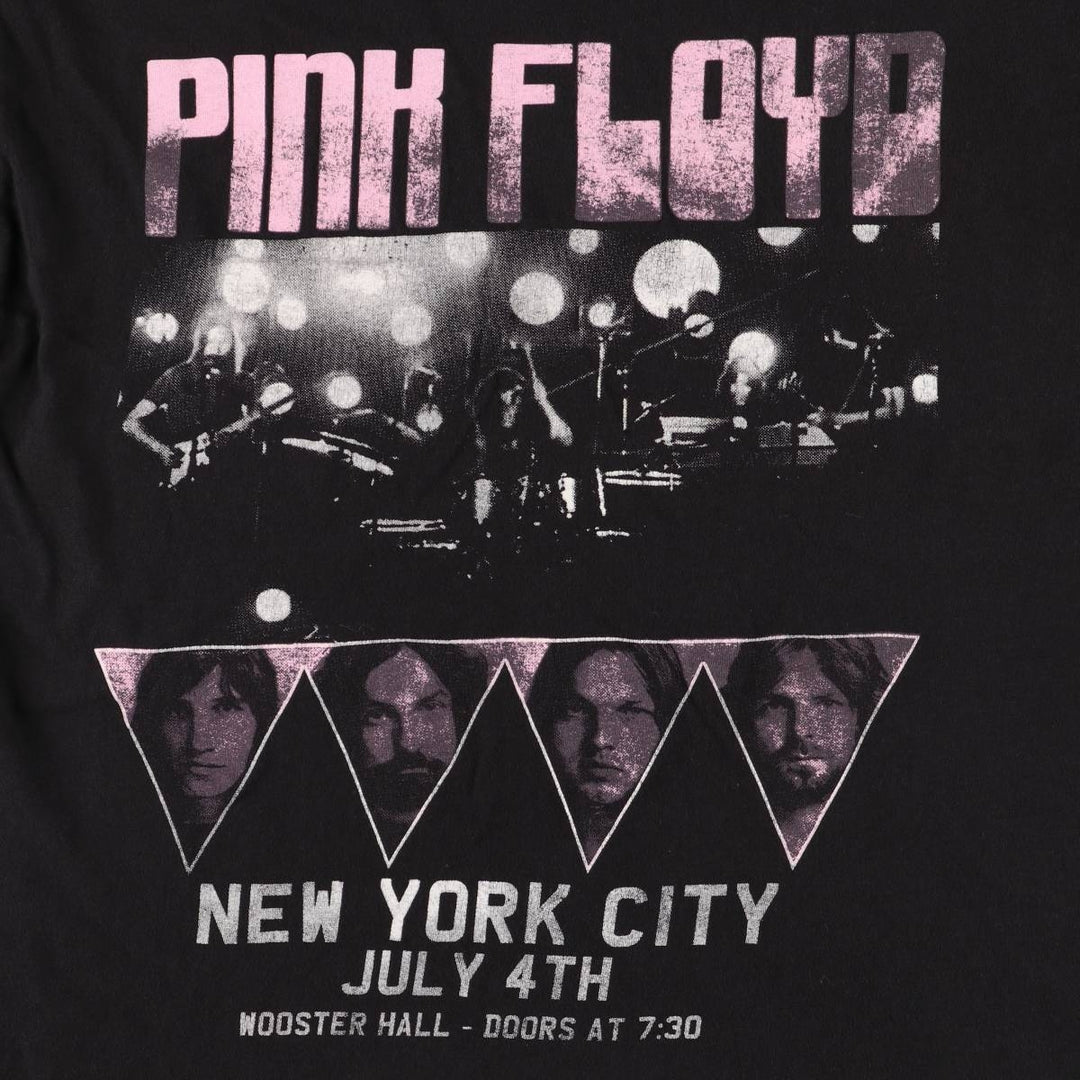 PINK FLOYD Pink Floyd Band T-shirt Band T Men's M size cotton black type Vintage Second Hand