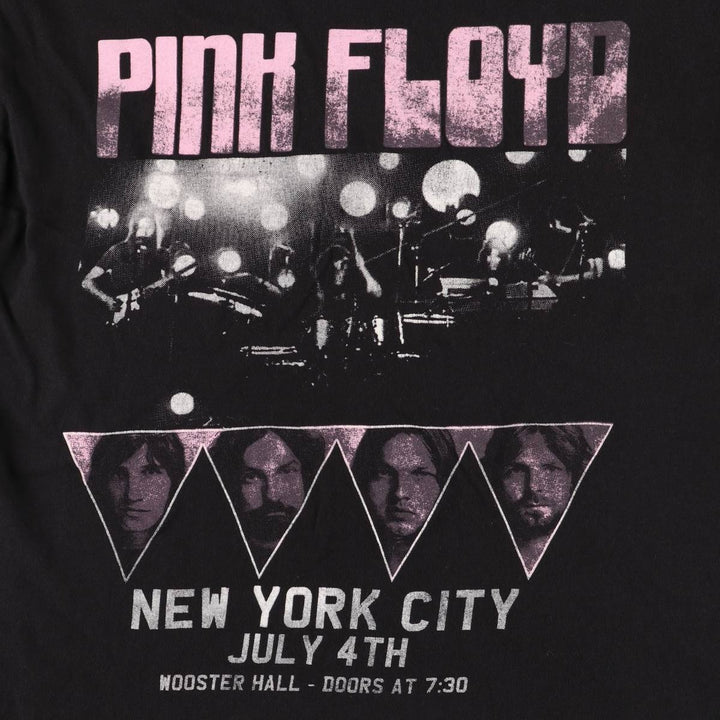 PINK FLOYD Pink Floyd Band T-shirt Band T Men's M size cotton black type Vintage Second Hand