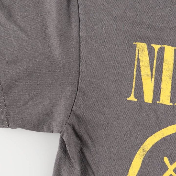 NIRVANA Nirvana Band T-shirt, Band T, Men's M size unclear Charcoal Vintage Second Hand