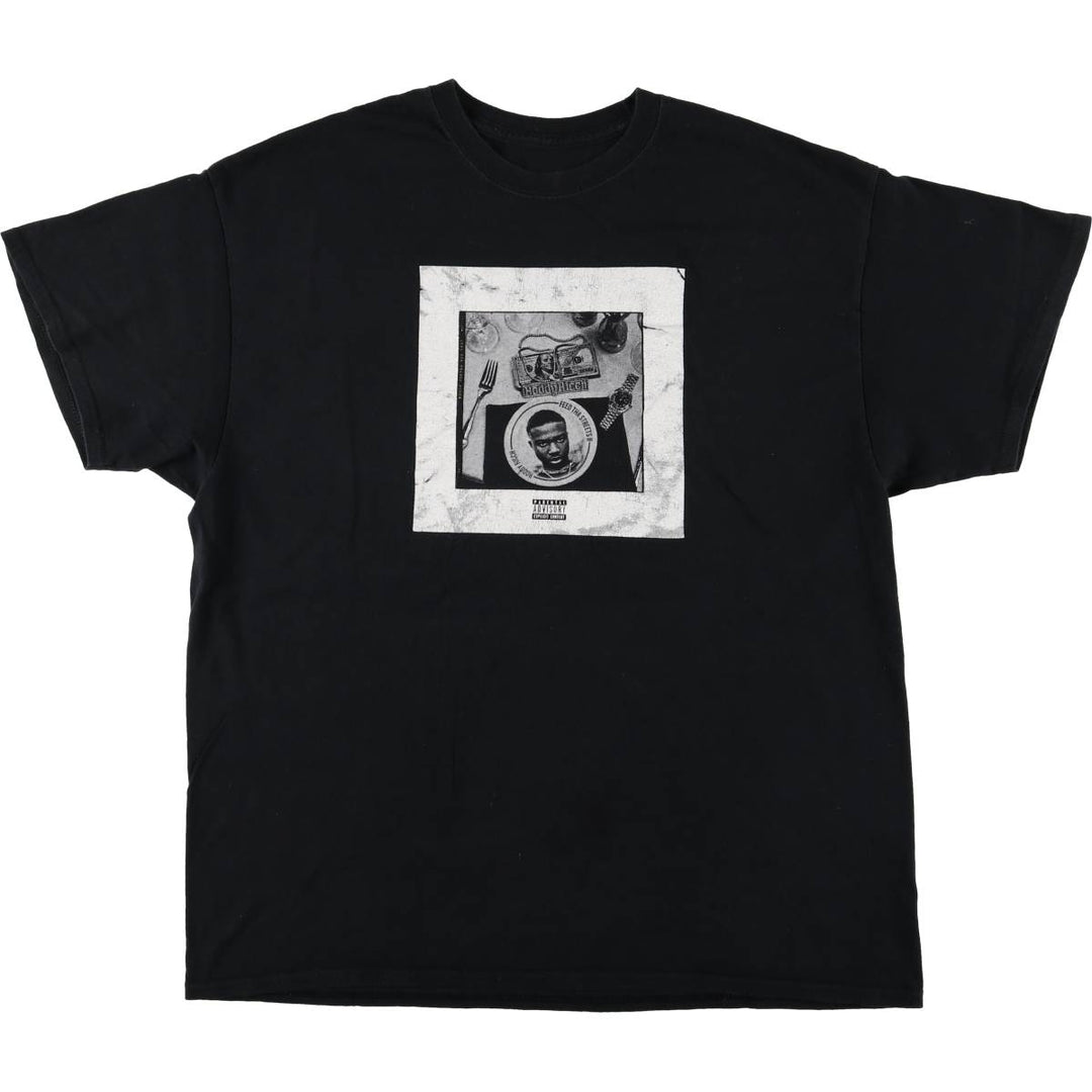 RODDY RICCH Rap T-shirt, Men's XL cotton black type Vintage Second Hand