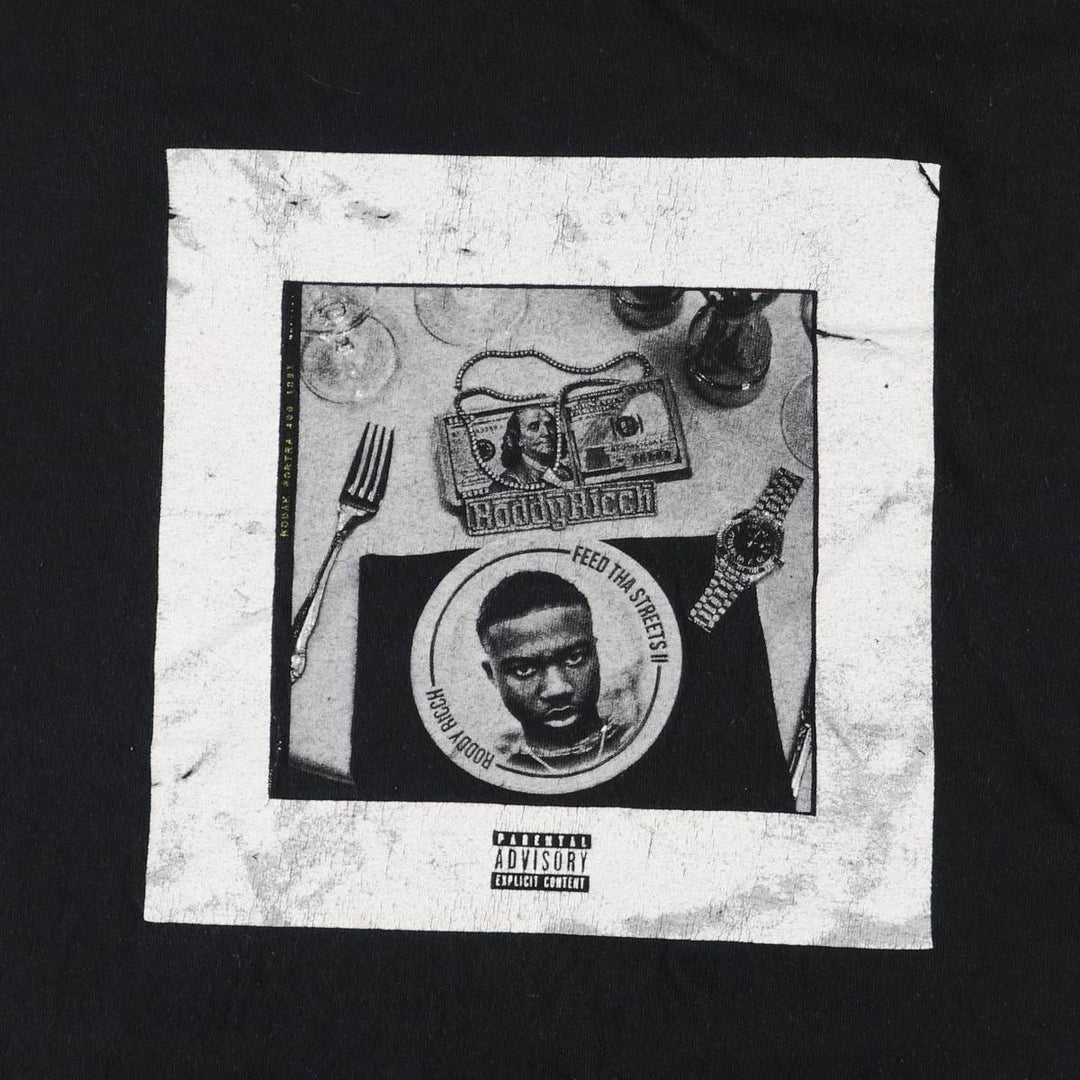 RODDY RICCH Rap T-shirt, Men's XL cotton black type Vintage Second Hand