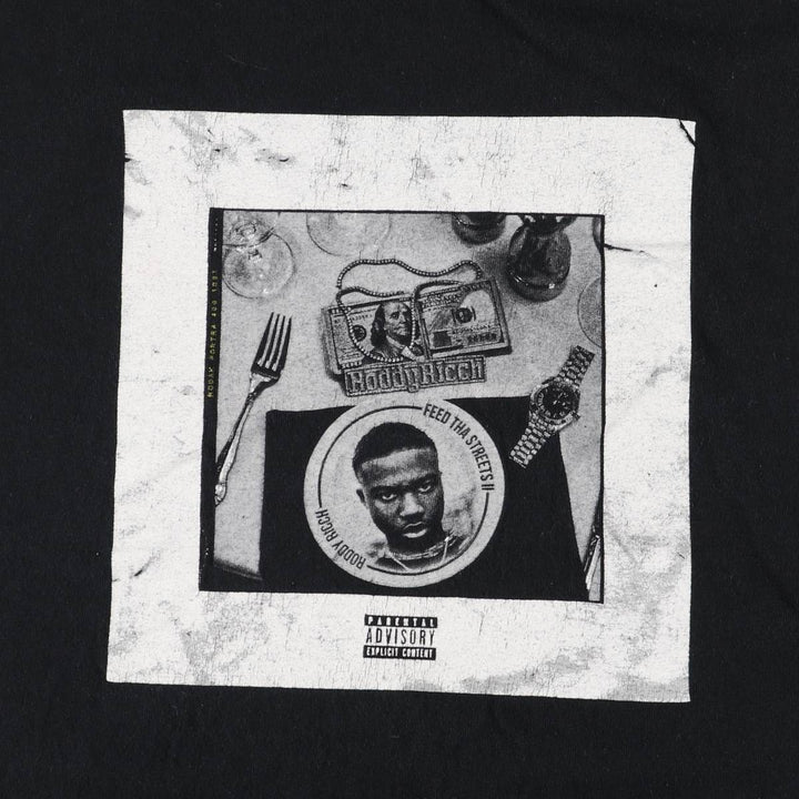 RODDY RICCH Rap T-shirt, Men's XL cotton black type Vintage Second Hand