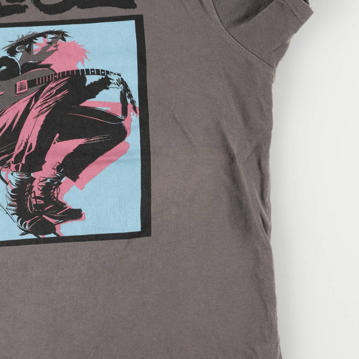 GORILLAZ Gorillaz band T-shirt, men's size M cotton Charcoal Vintage Second Hand