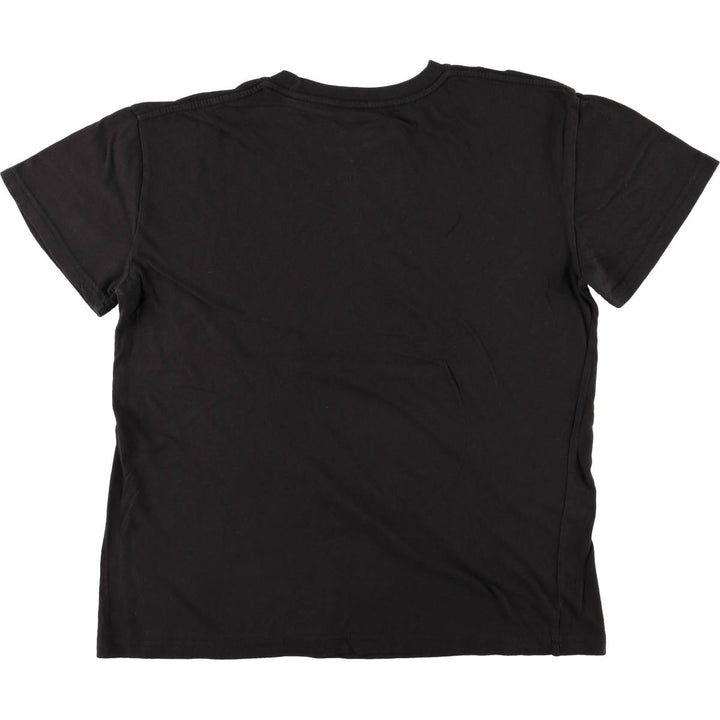 The Rolling Stones Band T-shirt, Band T, Men's L size cotton black type Vintage Second Hand