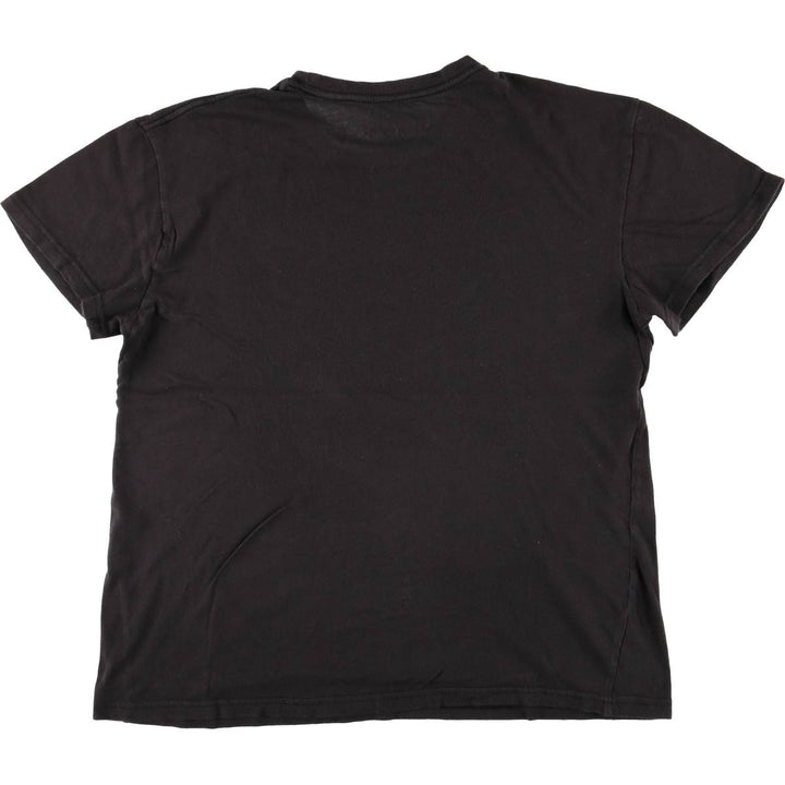 The Rolling Stones Band T-shirt, Band T, Men's L size cotton black type Vintage Second Hand