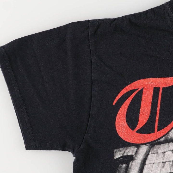 2pac rap t-shirt, men's size M cotton black type Vintage Second Hand