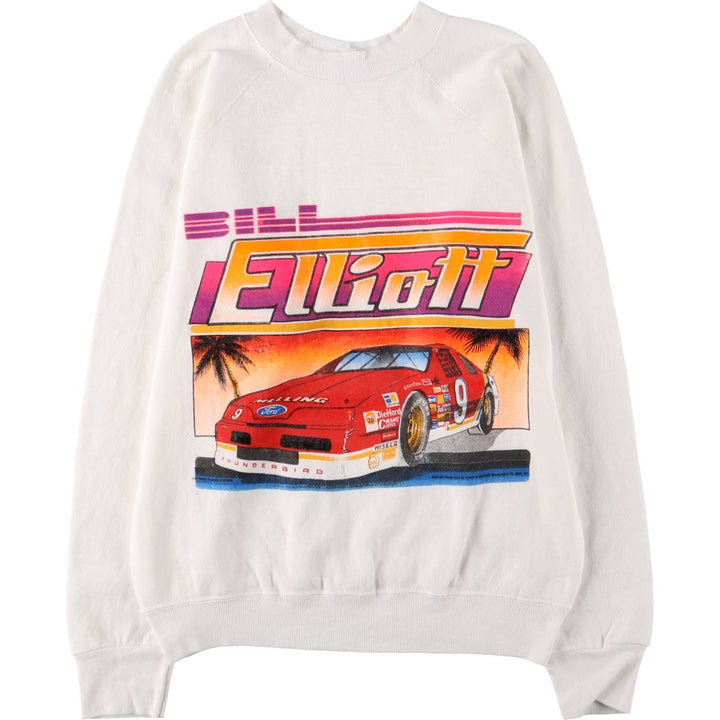Vintage 90'S Tartex Ford Advertising Sweatshirt, Made in USA, Men's Size Small cotton white type Vintage Second Hand