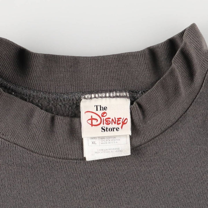 Disney Store Snow White and the Seven Dwarfs Grumpy Angry Character Sweatshirt, Made in USA, Men's Size XL cotton gray type Vintage Second Hand