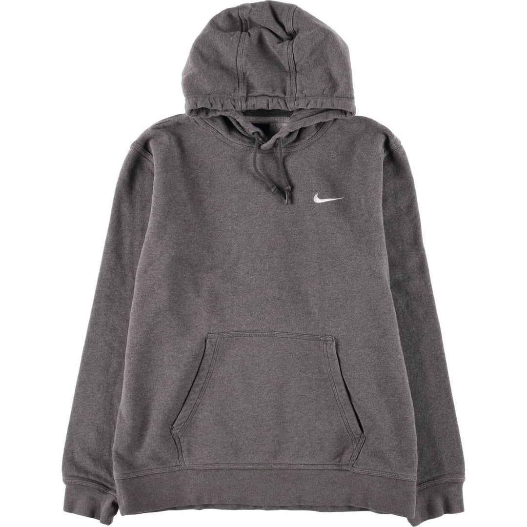 Nike Sweat Pullover Hoodie, Men's Size L cotton gray type Vintage Second Hand