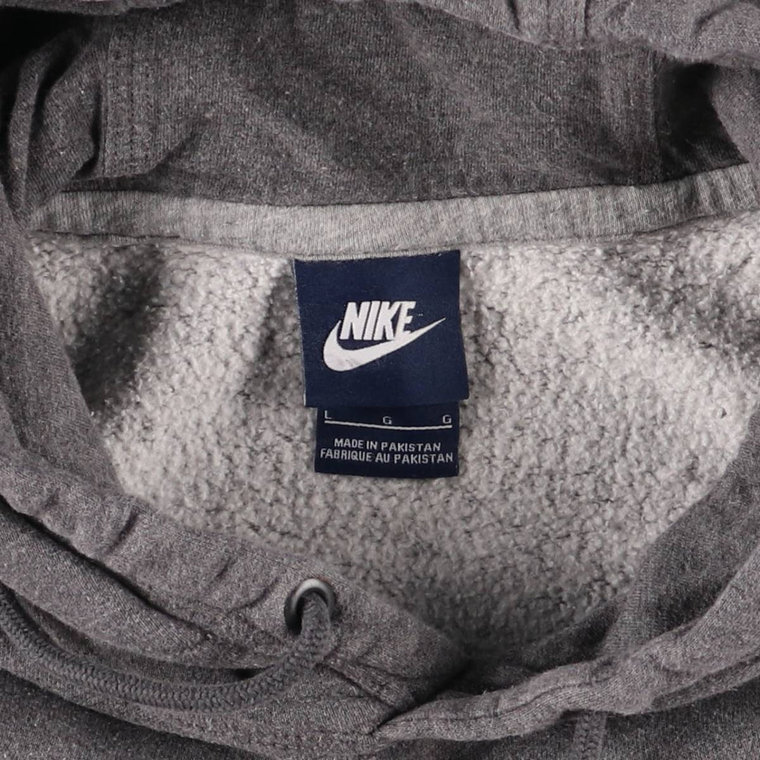 Nike Sweat Pullover Hoodie, Men's Size L cotton gray type Vintage Second Hand