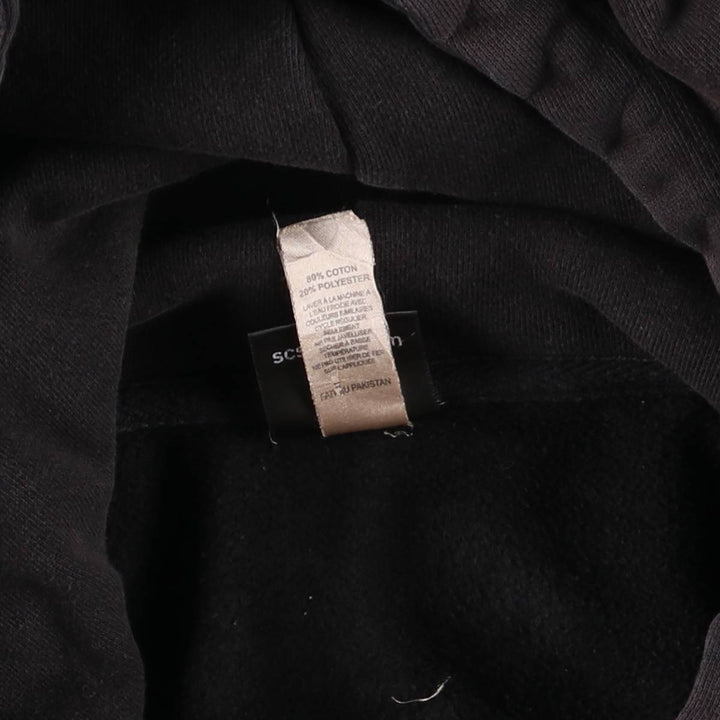 SANTA CRUZ Sweat Pullover Hoodie Men's Size L cotton black type Vintage Second Hand