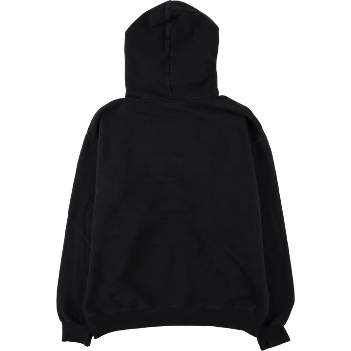 Thrasher Fire Pattern Pullover Hoodie, Men's Size M cotton black type Vintage Second Hand