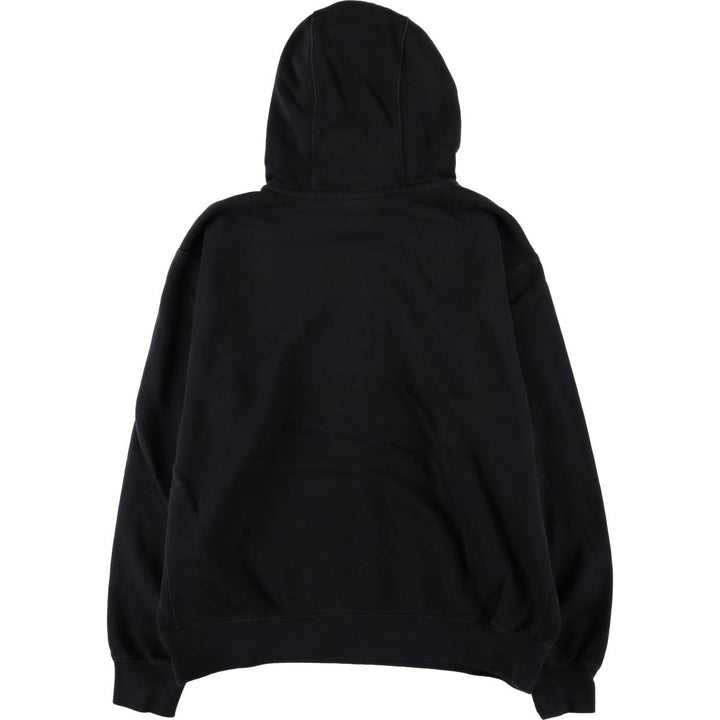 Nike Sweat Pullover Hoodie, Men's Size L cotton black type Vintage Second Hand