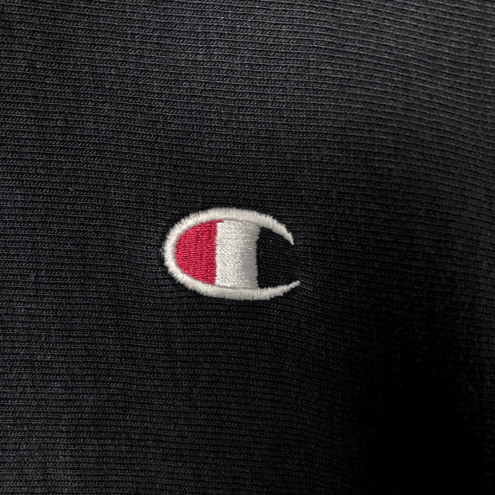 Champion REVERSE WEAVE Reverse Weave Sweat Pullover Hoodie Men's L size cotton black type Vintage Second Hand