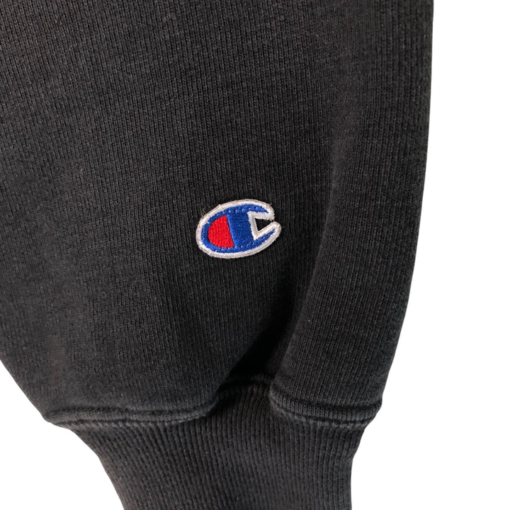 Champion REVERSE WEAVE Reverse Weave Sweat Pullover Hoodie Men's L size cotton black type Vintage Second Hand