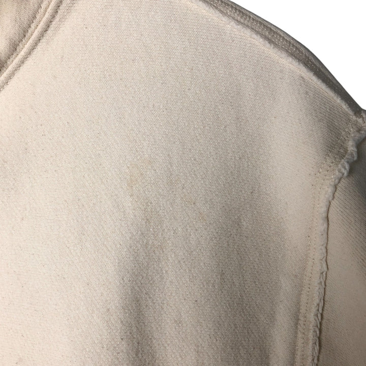 Champion Reverse Weave Natural State Eyeless Pullover Hoodie, Men's Size M cotton ivory Vintage Second Hand