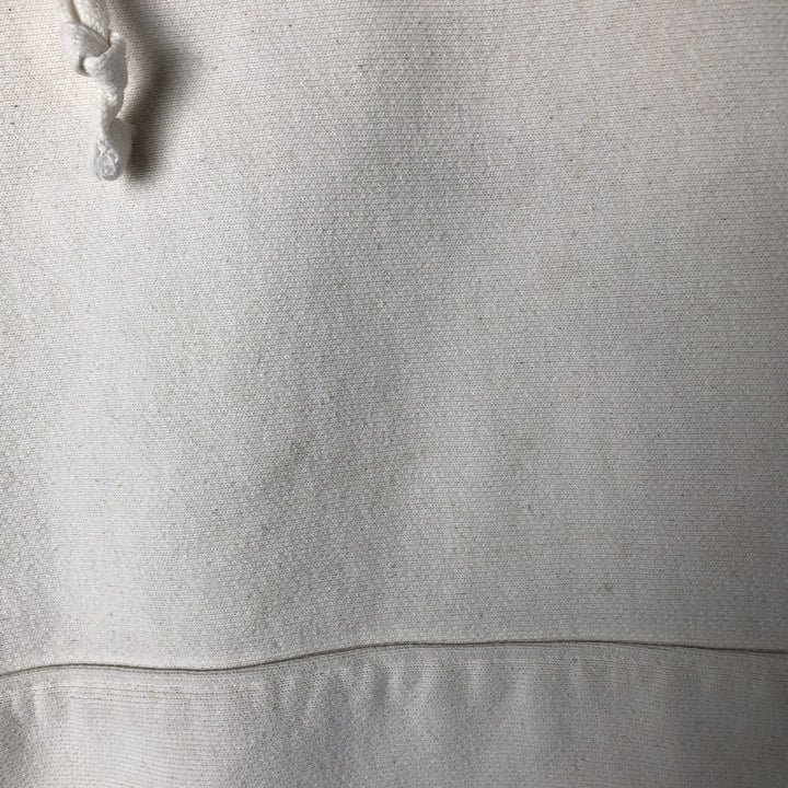 Champion Reverse Weave Natural State Eyeless Pullover Hoodie, Men's Size M cotton ivory Vintage Second Hand
