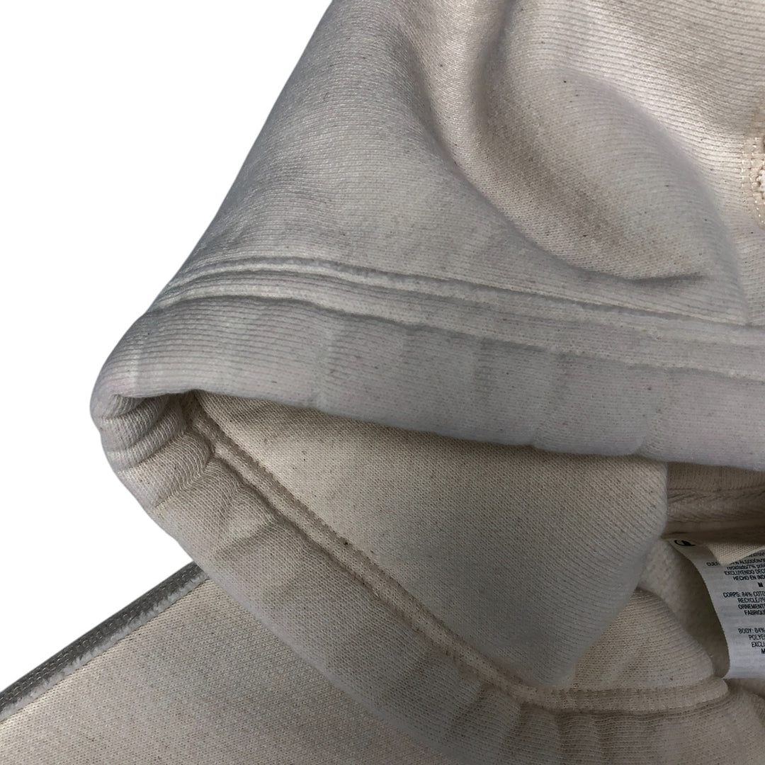 Champion Reverse Weave Natural State Eyeless Pullover Hoodie, Men's Size M cotton ivory Vintage Second Hand