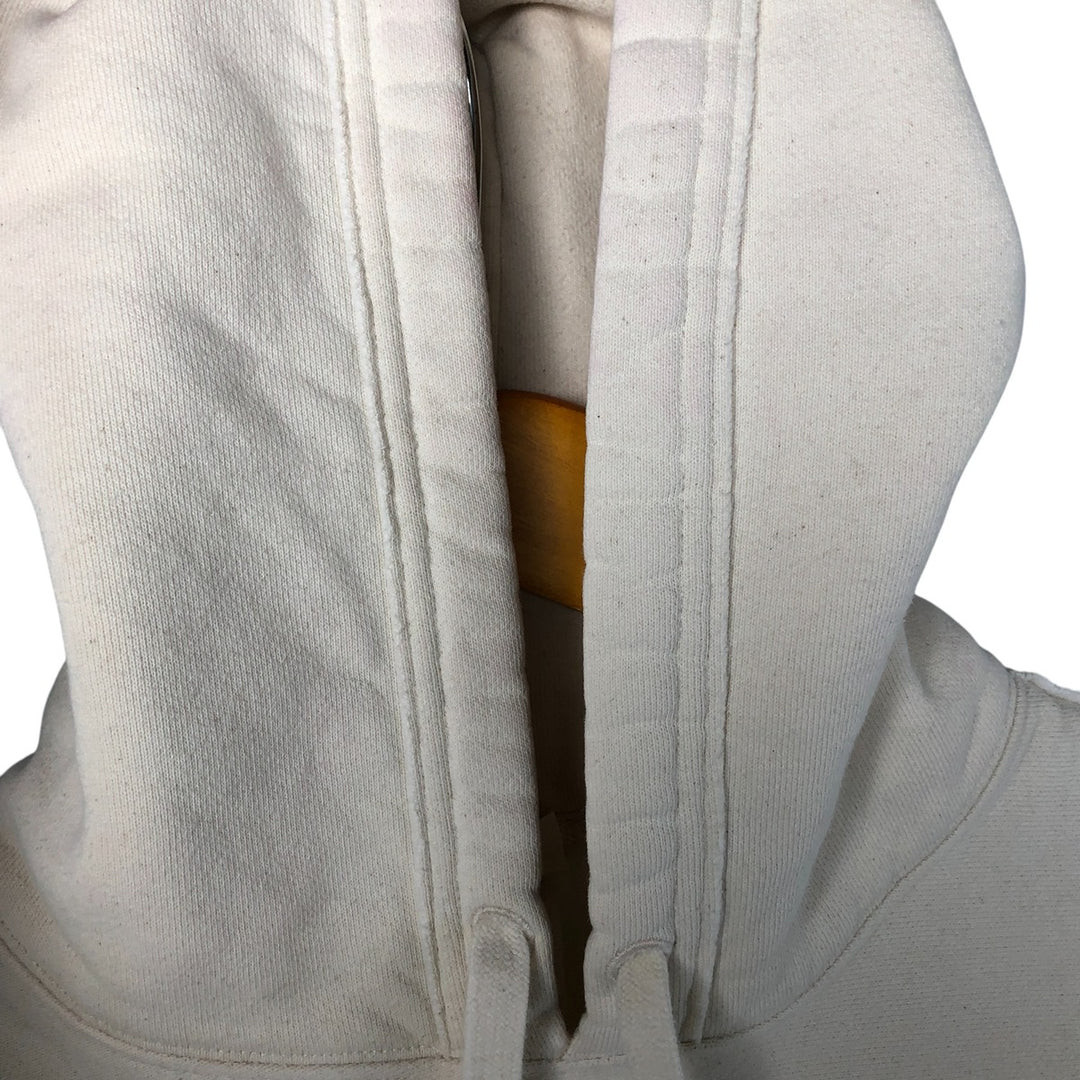 Champion Reverse Weave Natural State Eyeless Pullover Hoodie, Men's Size M cotton ivory Vintage Second Hand