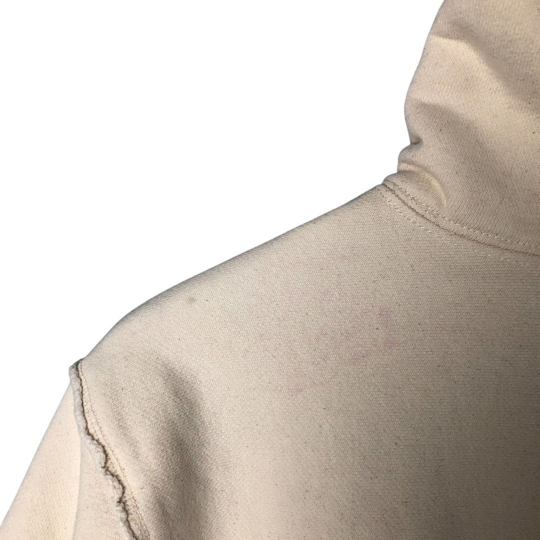 Champion Reverse Weave Natural State Eyeless Pullover Hoodie, Men's Size M cotton ivory Vintage Second Hand