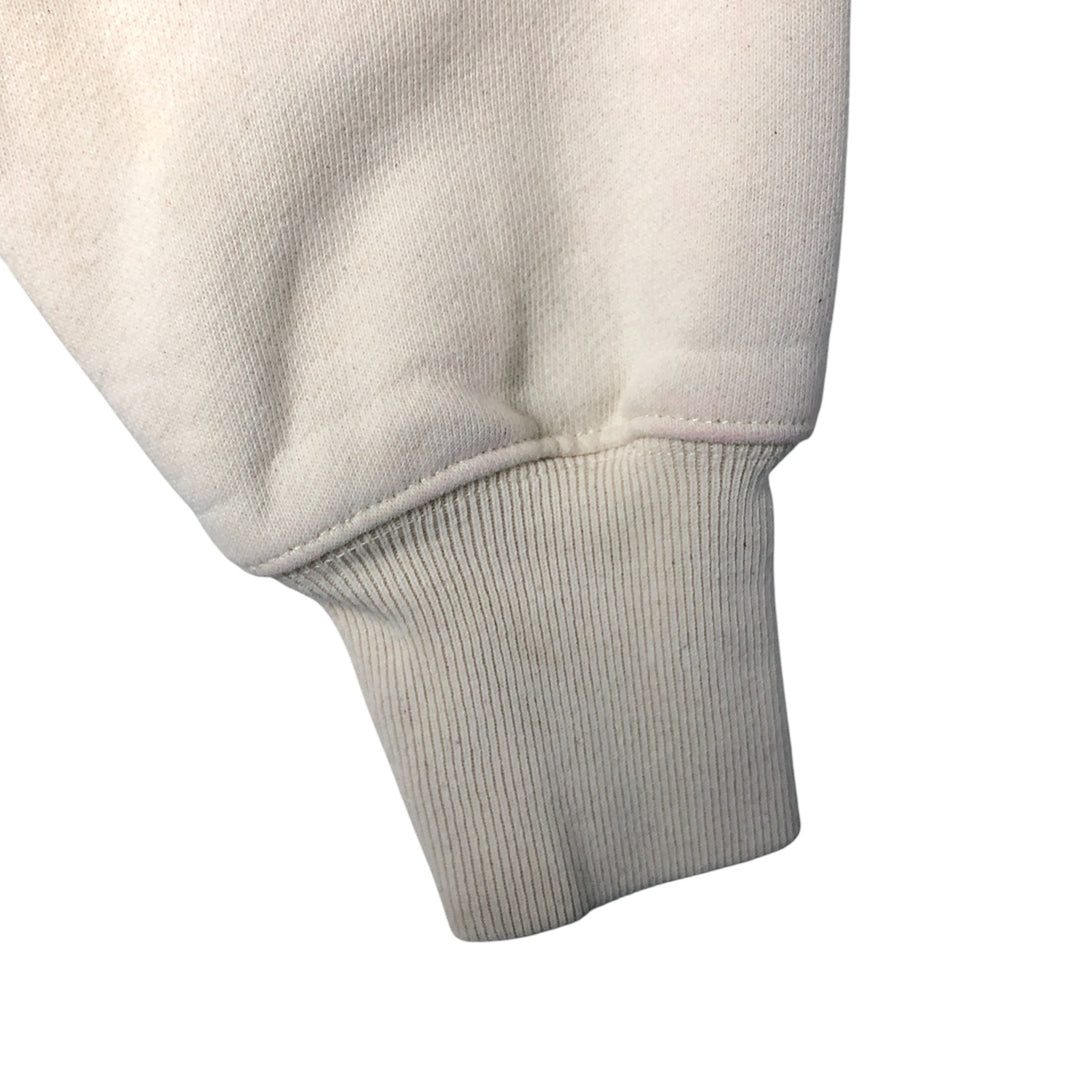 Champion Reverse Weave Natural State Eyeless Pullover Hoodie, Men's Size M cotton ivory Vintage Second Hand