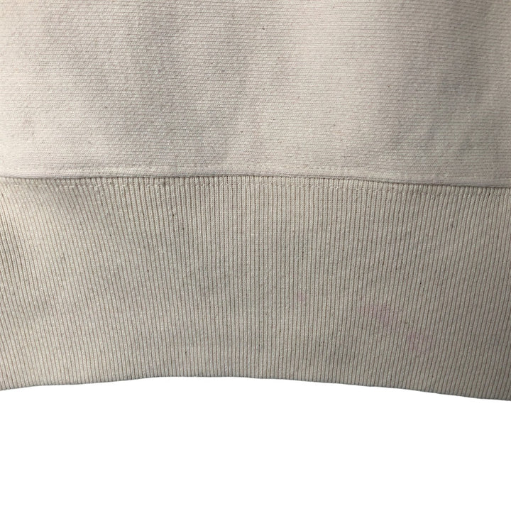 Champion Reverse Weave Natural State Eyeless Pullover Hoodie, Men's Size M cotton ivory Vintage Second Hand