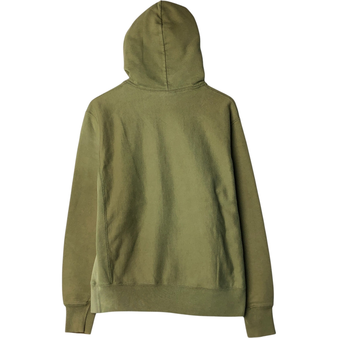 Champion REVERSE WEAVE Reverse Weave Sweat Pullover Hoodie Men's M cotton Khaki type sage green Vintage Second Hand