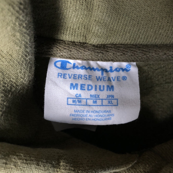 Champion REVERSE WEAVE Reverse Weave Sweat Pullover Hoodie Men's M cotton Khaki type sage green Vintage Second Hand