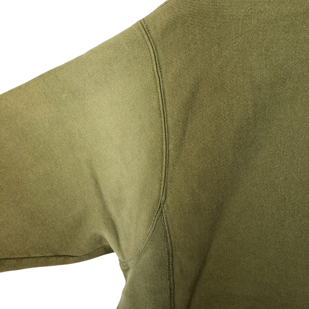 Champion REVERSE WEAVE Reverse Weave Sweat Pullover Hoodie Men's M cotton Khaki type sage green Vintage Second Hand