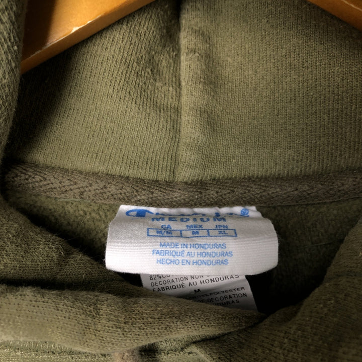 Champion REVERSE WEAVE Reverse Weave Sweat Pullover Hoodie Men's M cotton Khaki type sage green Vintage Second Hand