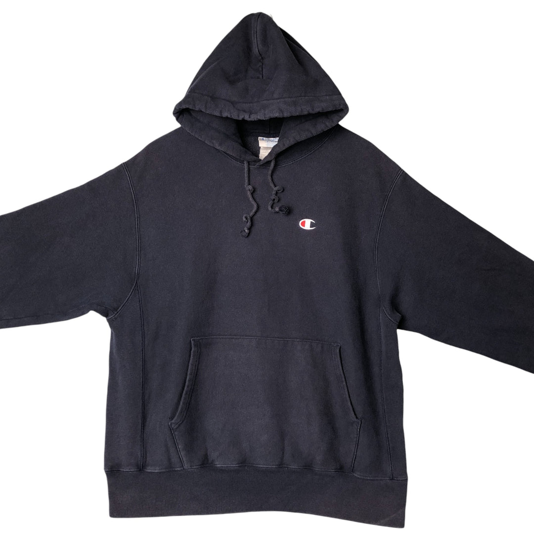 Champion REVERSE WEAVE Reverse Weave Sweat Pullover Hoodie Men's L size cotton navy blue type Vintage Second Hand