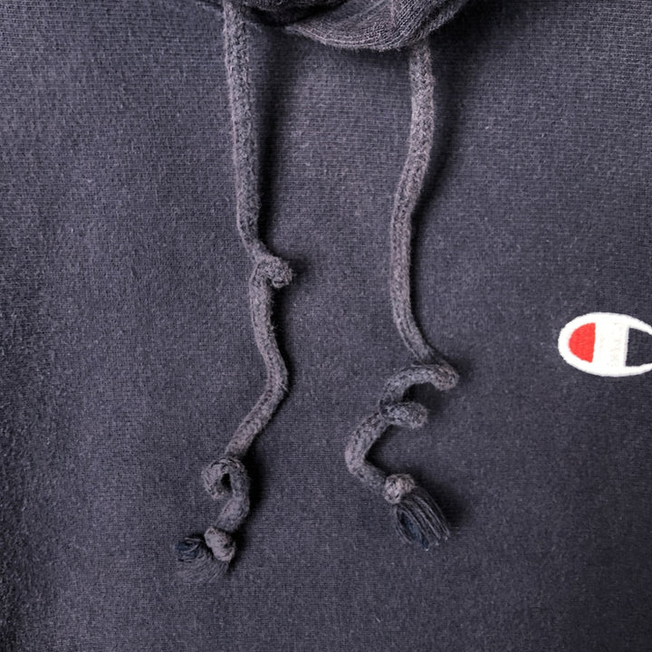 Champion REVERSE WEAVE Reverse Weave Sweat Pullover Hoodie Men's L size cotton navy blue type Vintage Second Hand