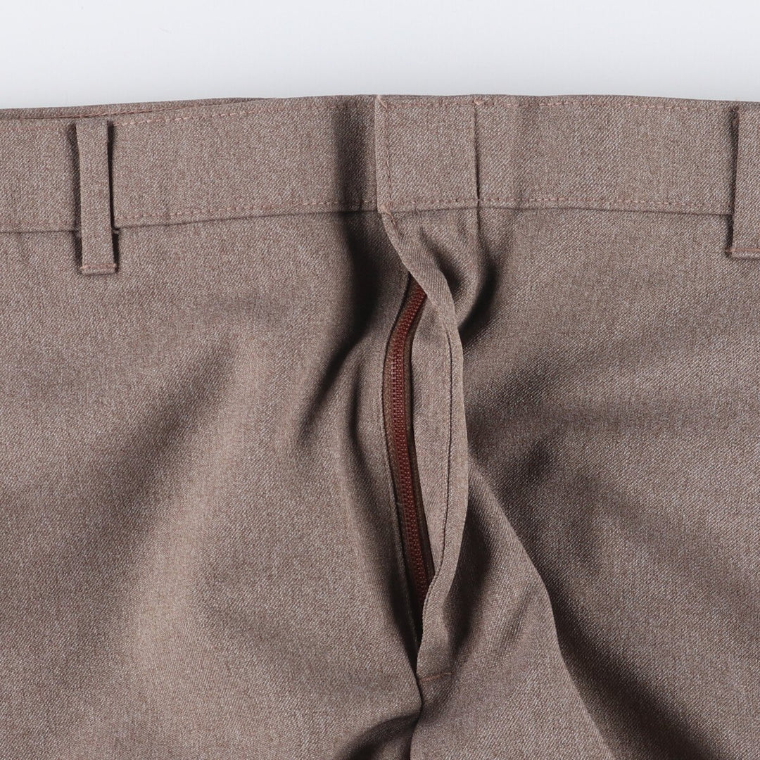 80'S Levi's ACTION SLACKS STA-PREST Sta-Prest slacks pants for men, size W34, vintage unclear brown type Vintage Second Hand