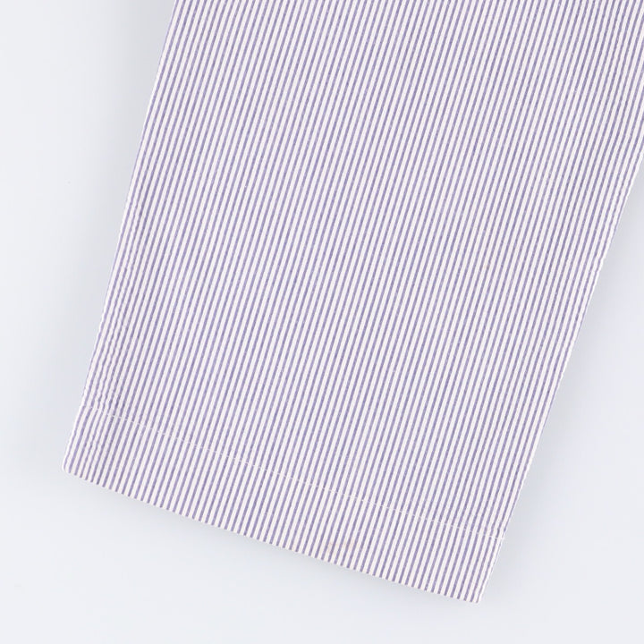 Brooks Brothers Striped Seersucker Cotton Slacks, Men's Size W32 cotton white type Vintage Second Hand