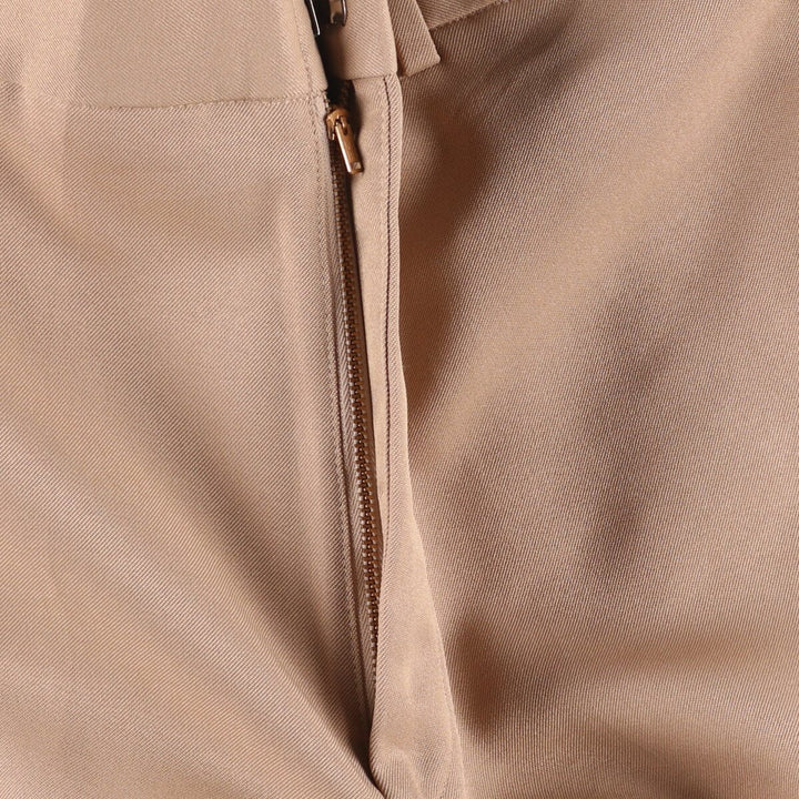 1990'S US Navy Creighton Military Pants, Made in USA, Men's, Size W36 polyester Beige type Vintage Second Hand