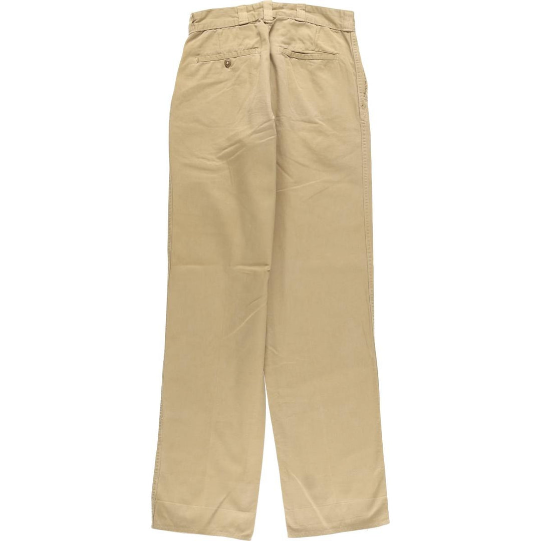 Vintage 50s-60'S women's long pants, size L (w29) unclear ocher yellow type Vintage Second Hand