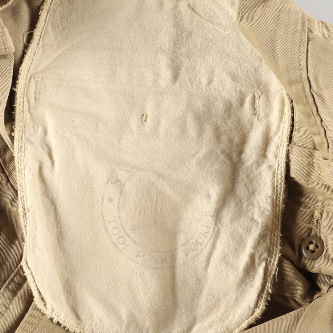 Vintage 50s-60'S women's long pants, size L (w29) unclear ocher yellow type Vintage Second Hand