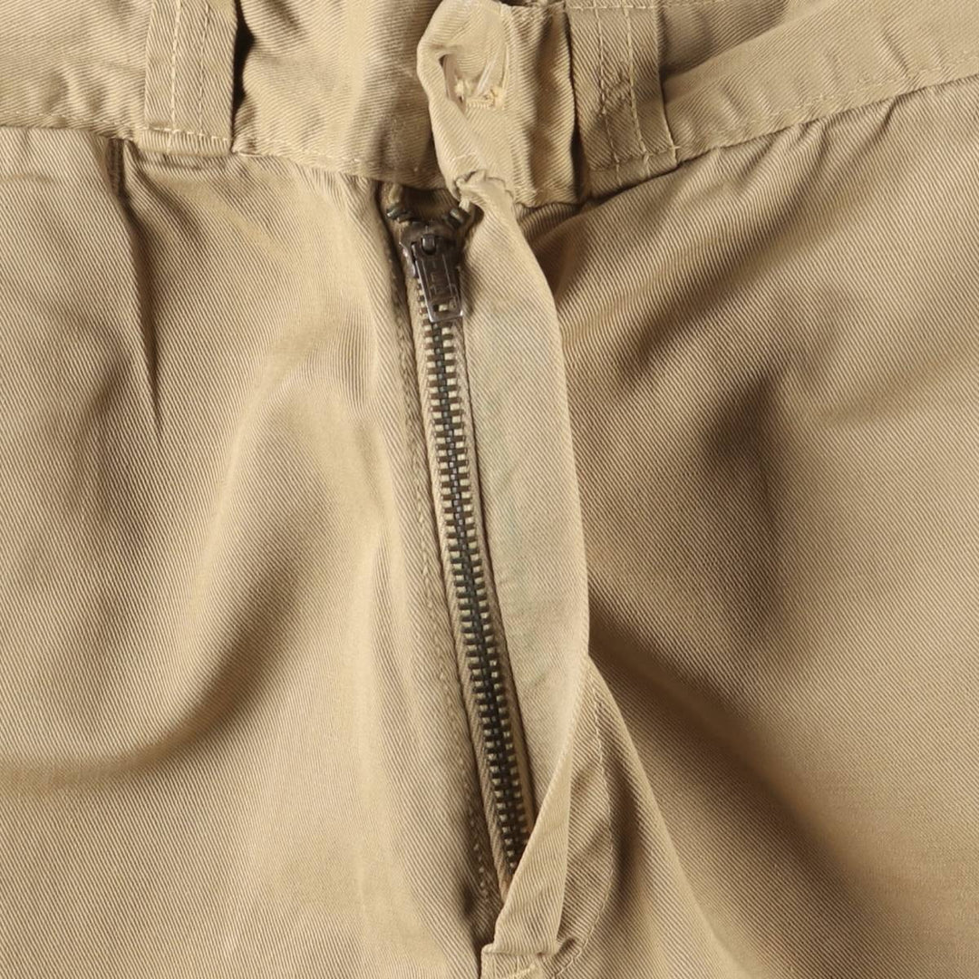 Vintage 50s-60'S women's long pants, size L (w29) unclear ocher yellow type Vintage Second Hand